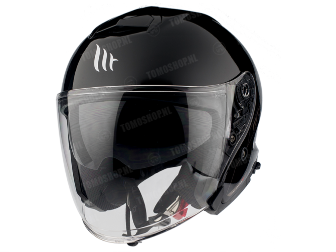Helmet MT Jet Thunder III SV gloss black  main